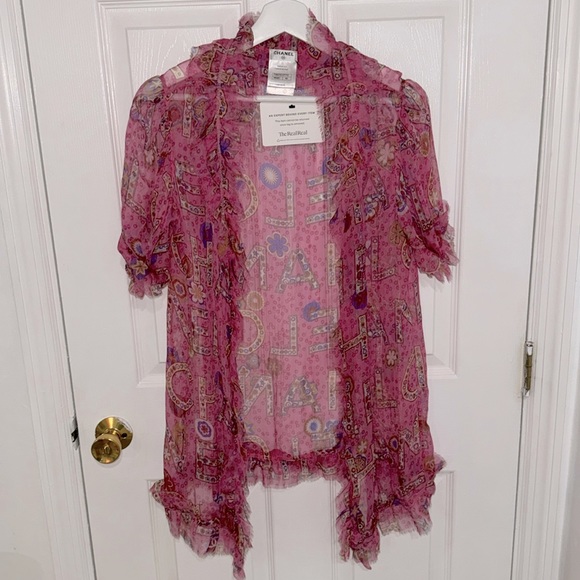 Chanel: Like New - Silk Sweater